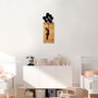 Wallity Child And Balloons Escultura de pared en Negro
